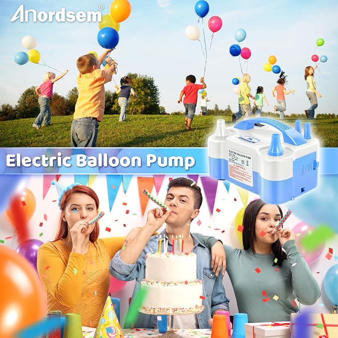 Anordsem Electric Balloon Air Pump: Polypropylene Plastic Case - Image 7