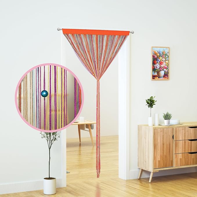 Beaded Curtain Door String Curtains - Image 2