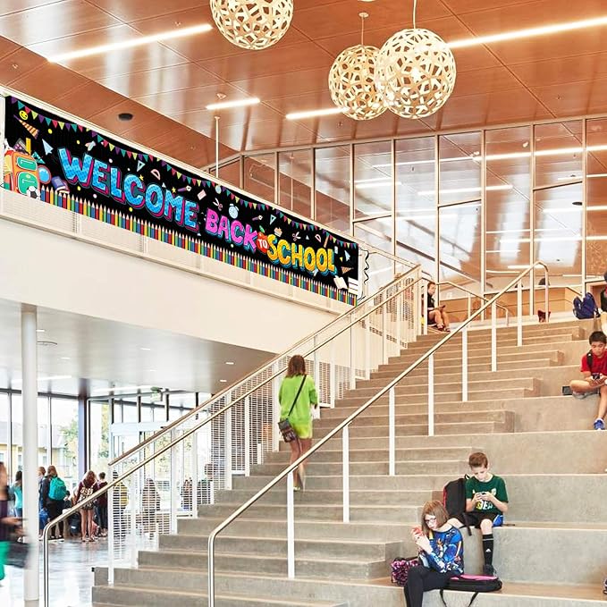 Large Welcome Back to School Banner 120x20 Inch, Back To School Decorations - Image 8