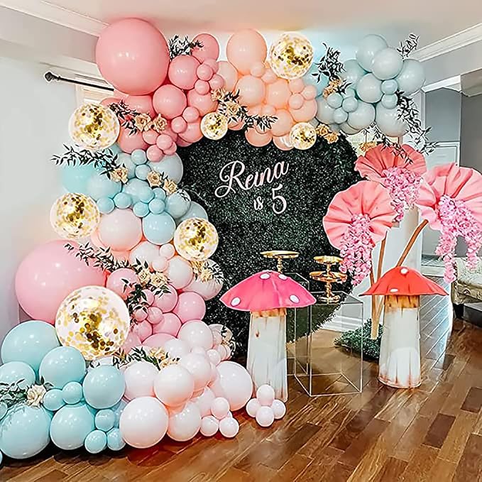 Pastel Multicolor Balloons 18 Inch 24 Pack Matte Helium Latex Round Balloons - Image 5