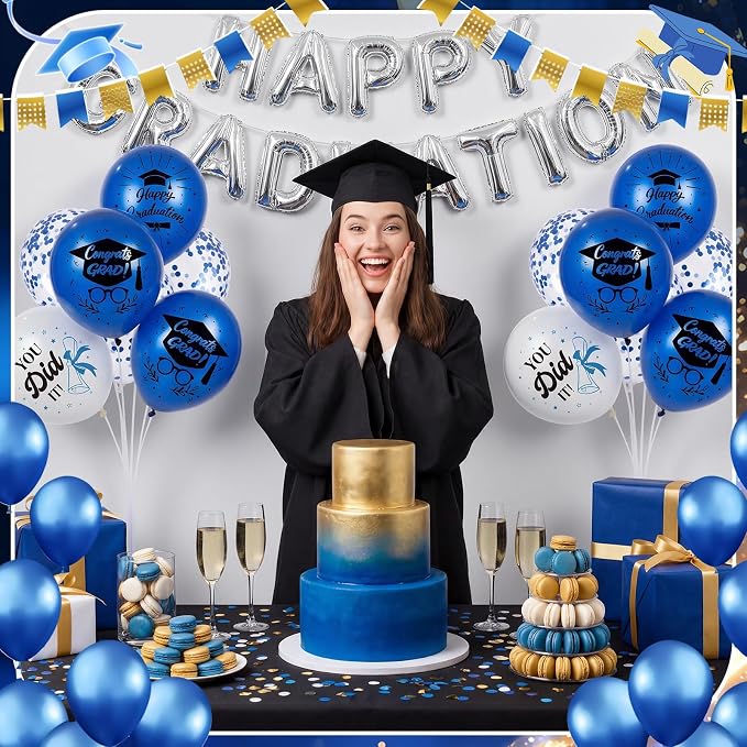 Foilswirl 4 Sets Graduation Party Balloons 2026 Congrats Grad Table - Image 5