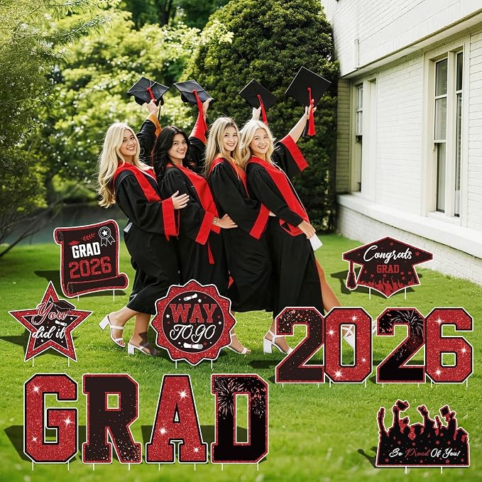 Graduation Yard Signs Class of 2026 Decorations, 2026 Sign - Image 4