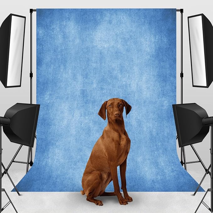 Light Blue Photo Backdrop Abstract Texture Photography Background 10x10ft | - Image 3