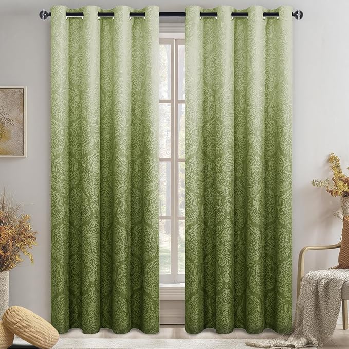 DWCN Ombre Curtains 96 inches Long by DWCN