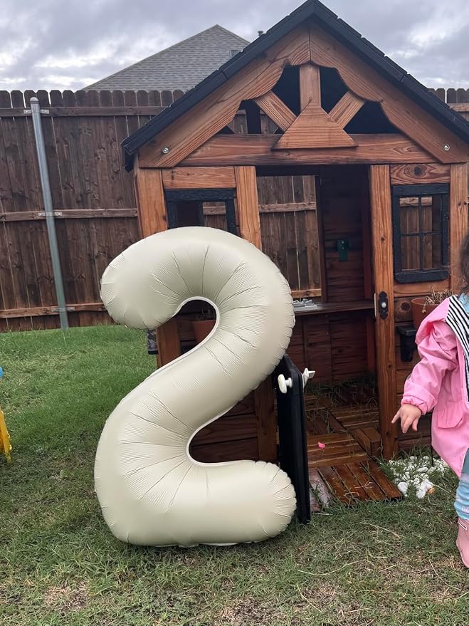 40 Inch Cream Number 9 Balloon Birthday Party Decorations - Image 9