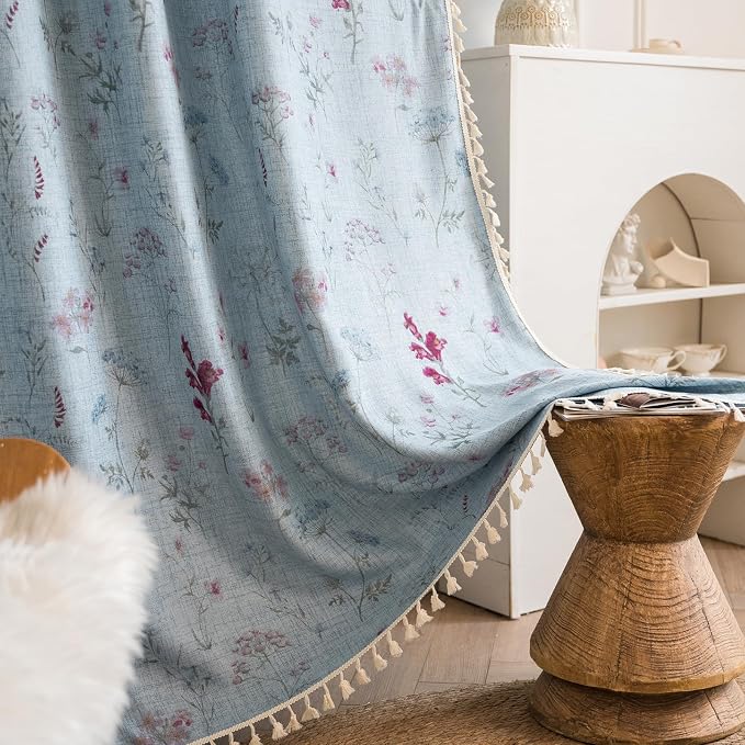 ENJOYBRIDAL Floral 96 Inch Curtains by ENJOYBRIDAL