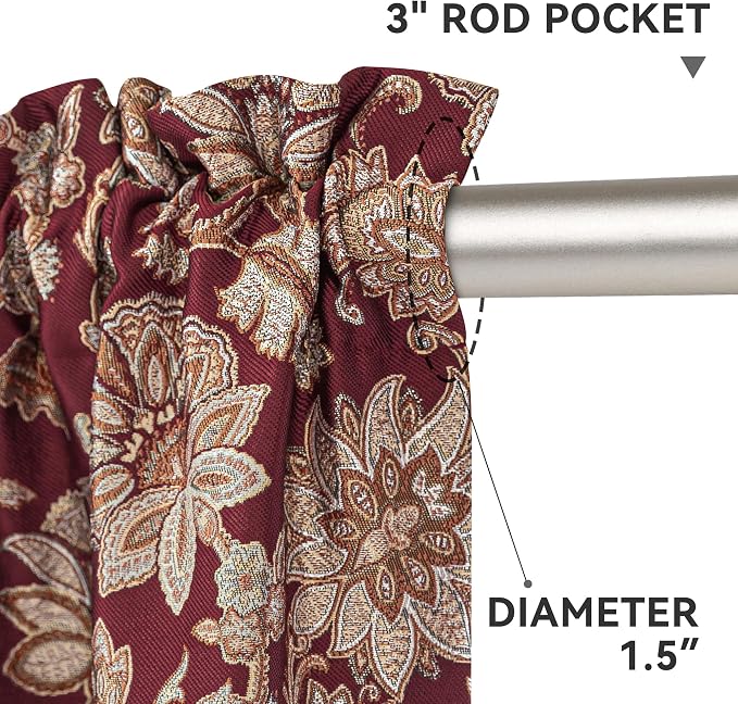 Loom and Mill Vintage Damask Curtains - Image 5