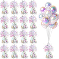16 PCS Metallic Wrapped Balloon Weights Opalescent Heavy Balloon Weight by SPFYunion