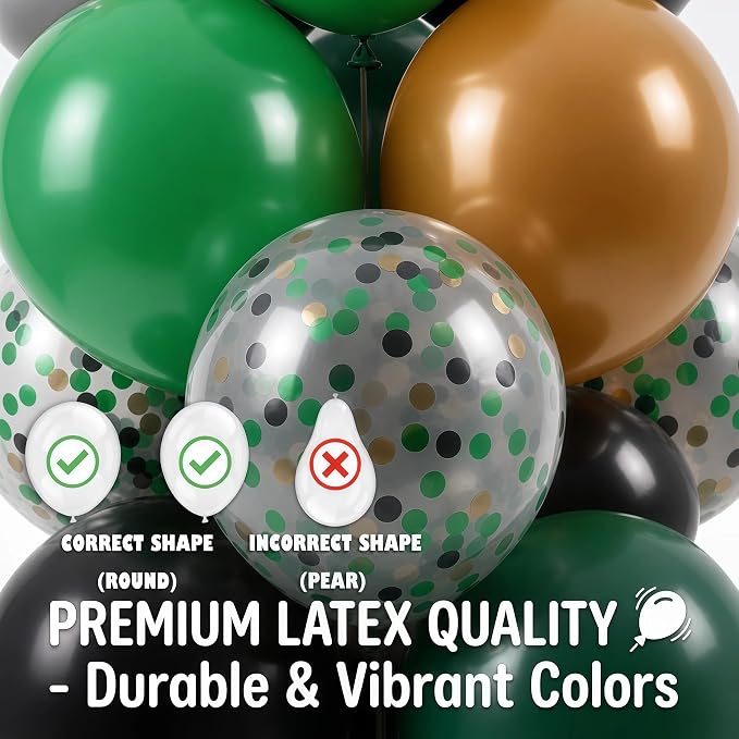 Hiins Green Brown Balloon Stand Kit - Image 5