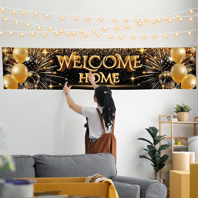 Welcome Home Banner 6 x 1.3ft - Image 5
