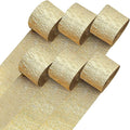 6 Gold Streamers, 492ft Pack of Crepe Paper Party Decorations | Each roll is 82 by CaptainD%C3%A9cor