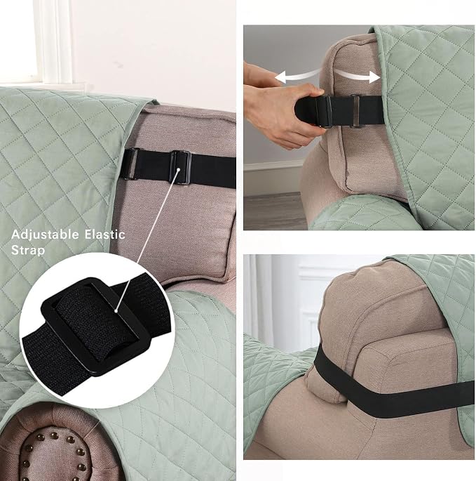 H.VERSAILTEX Sofa Protector for Dog Sofa Slipcover Quilted Furniture Protector - Image 4