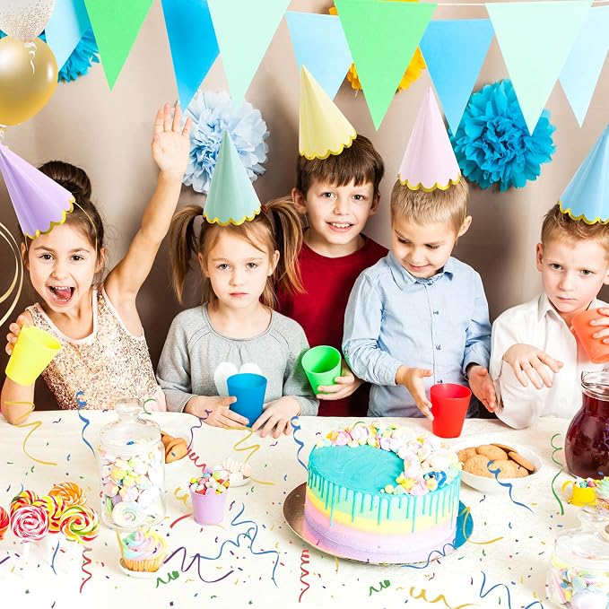 CANREVEL 24 PCS Pastel Party Hats - Image 3