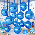 Blue Round Foil Balloons by FEYG