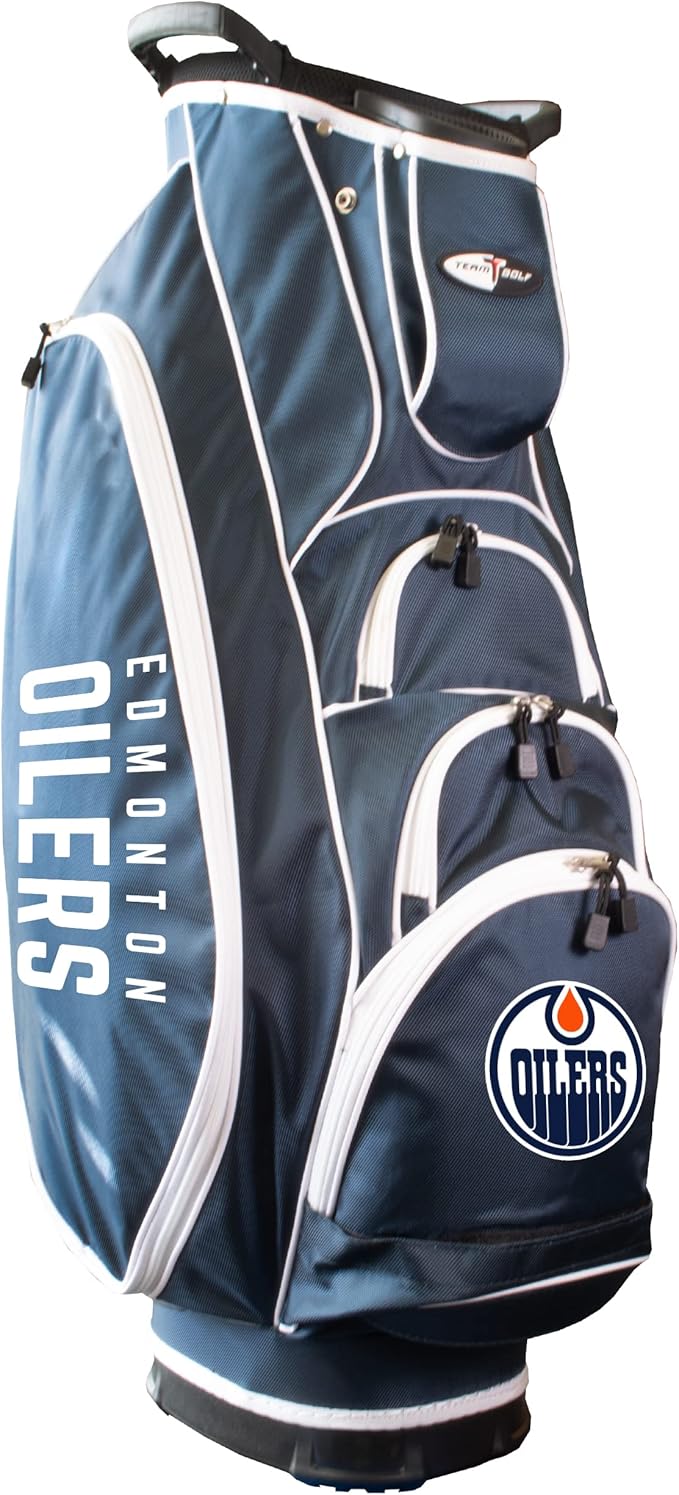 Lightweight, 10-Way Club Divider, Spring Action Stand, Insulated Cooler Pocket, Hook-and-Loop Fastener Glove and Umbrella Holder & Lift Assist Handles