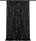 Black Sequin Backdrop Curtains-1 Panel 3FTx8FT Black Backdrop by SoarDream