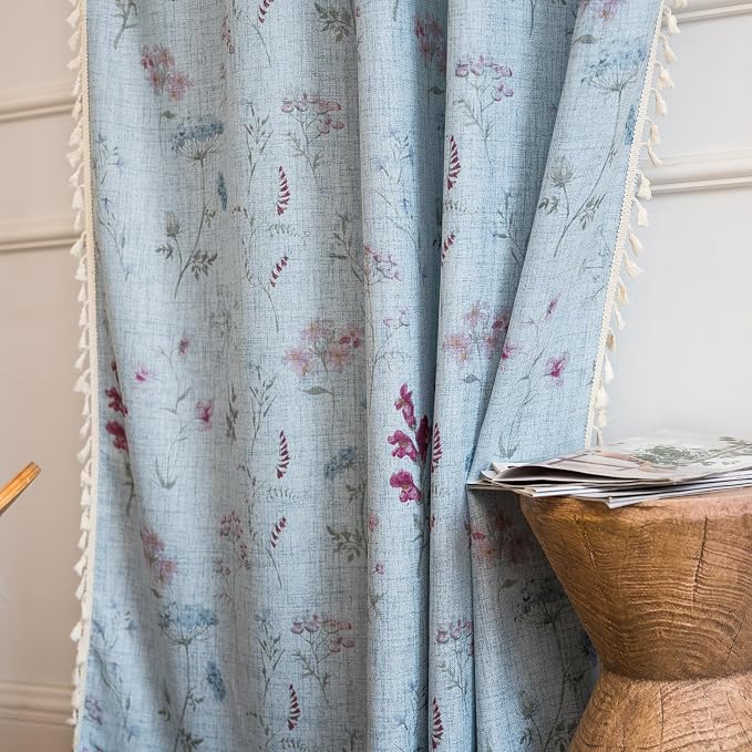 ENJOYBRIDAL Floral 96 Inch Curtains - Image 5