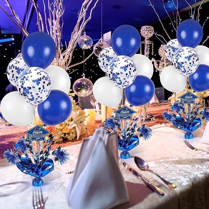 4 PCS Graduation Centerpieces for Tables Balloons Stand Holder Kit College - Image 7