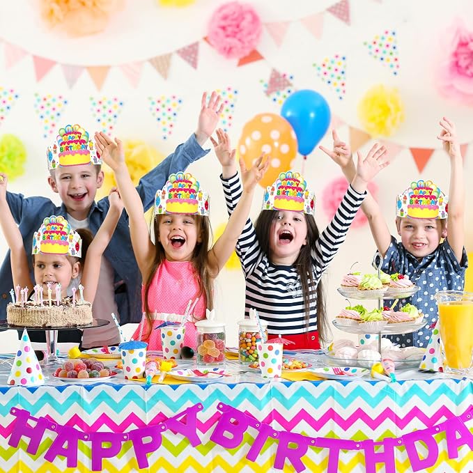 Pack of 36 Birthday Crowns for Kids - Image 6