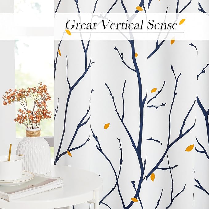 NICETOWN Blackout Curtains for Patio, Foil Printed Geometric Home Decoration - Image 8