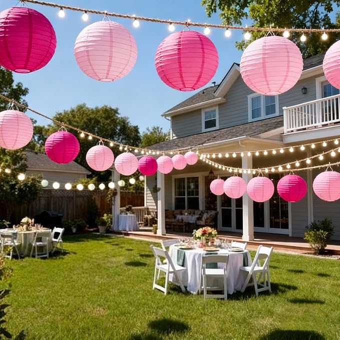 20Pcs Paper Lanterns Decorative - Image 5