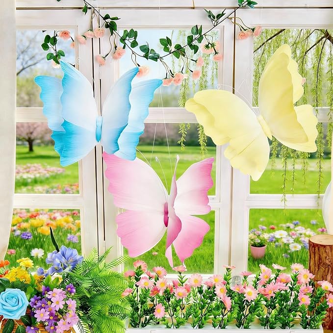 3D Hanging Butterfly Decorations, Butterfly Birthday Party Decorations - Image 4