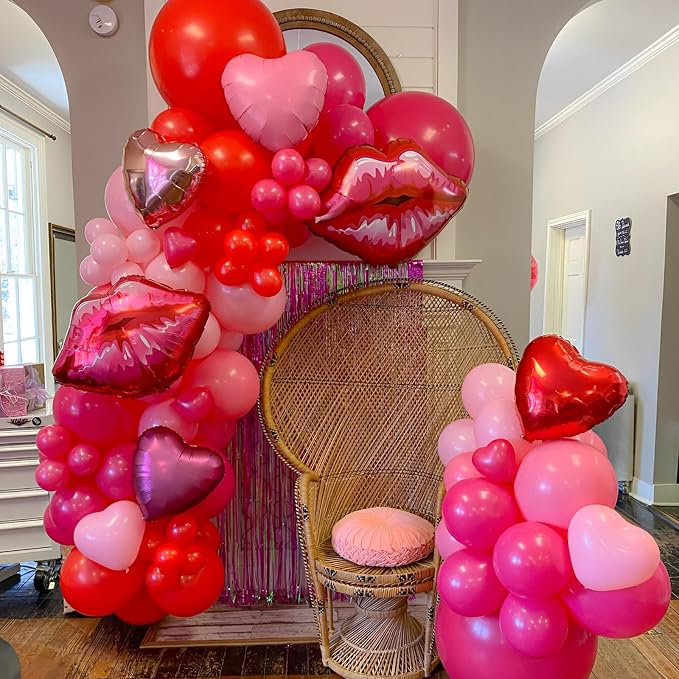 Voircoloria 110pcs Hot Pink Latex Party Balloons, 12inch | - Image 5