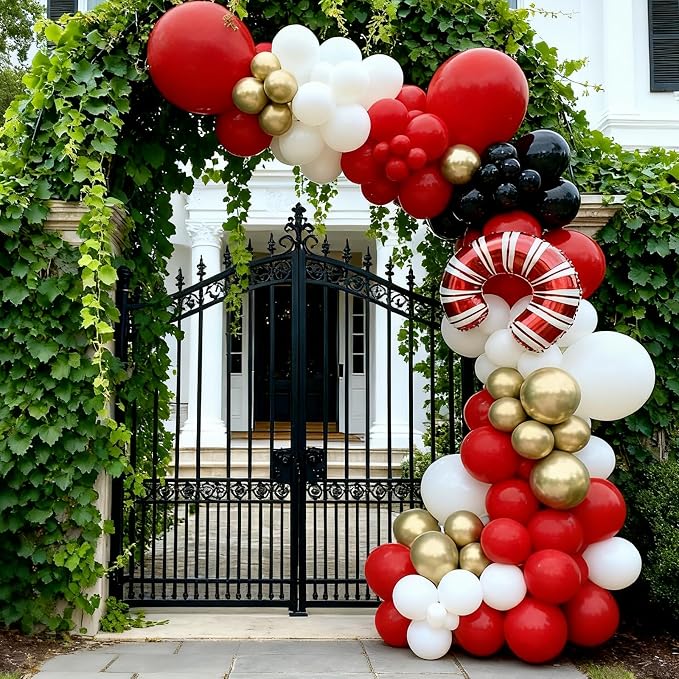 100pcs 5 Inch Small Red Balloons | 5” Mini Red Party Balloons Kit - Image 3