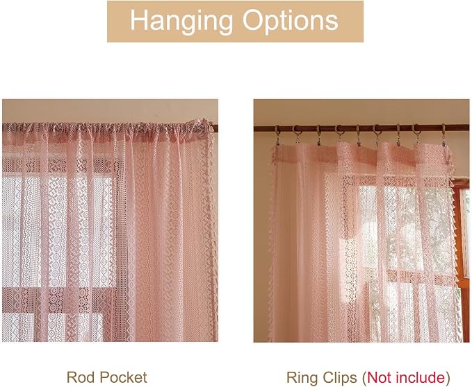 Sutuo Home Boho Curtains 2 Panels - Image 4