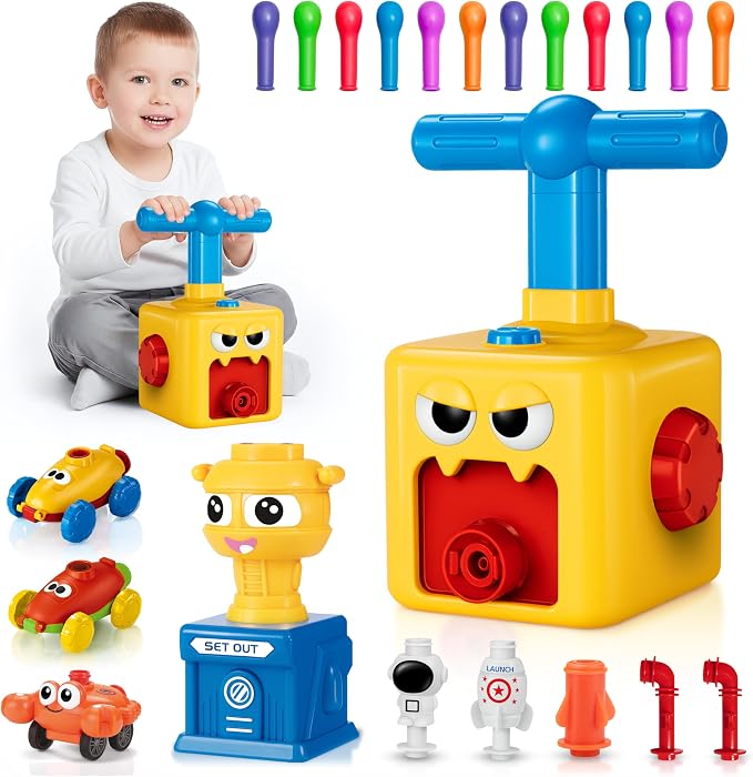 Toddler Toys Balloon Pump Stomp Rocket by PHATOSIOPETS
