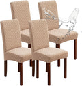 Waterproof Dining Chair Covers Set of 4 Parsons Chair Slipcovers | Double by Genina