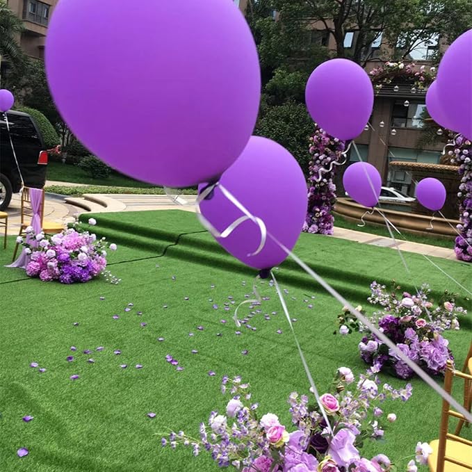 5 inch Purple Party Balloons - Image 4