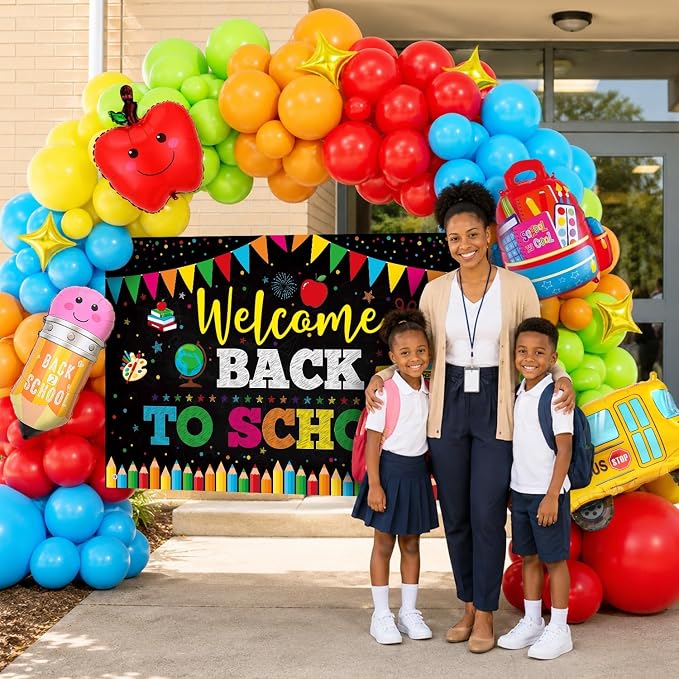 Back to School Balloon Arch Kit, First Day of School Decor - Image 7
