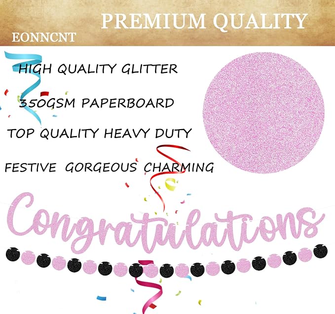 Pre-strung Congratulations Banner - Image 7