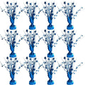 12 Pack Metallic Blue Foil Spray Centerpieces Stars Brust Table Centerpieces by Egolot