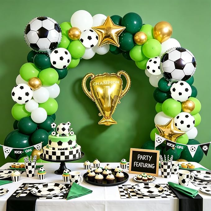 Soccer Balloon Garland Arch Kit - Image 4