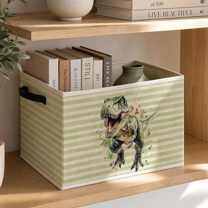Dinosaur Boys Nursery Storage Basket - Image 3