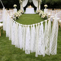 Frienda 6.5ft White Lace Tassel Garland Vintage Lace Banner by Frienda