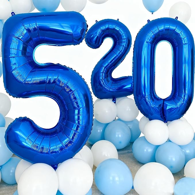 40 Inch Navy Blue 7 Balloon for 7th Birthday Party, Helium Giant Foil Number 7 - Image 5