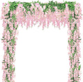 Findosom Wisteria Artificial Flowers Garland, Flower Garland Decorations by Findosom
