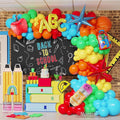 Welcome Back To School Balloon Arch Garland Kit | 153PCS Rainbow Schoolbag by Nyvrexo