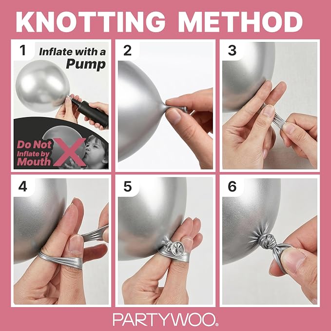 PartyWoo Mauve Dusty Balloons 140pcs Pink Rose Color 18 12 10 5 Inch | 18 12 10 - Image 7