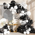 Black and White Balloons Arch Kit by LANGASQUE