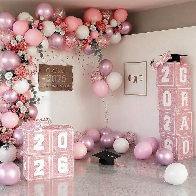 Pink Graduation Decorations 2026 - Image 8