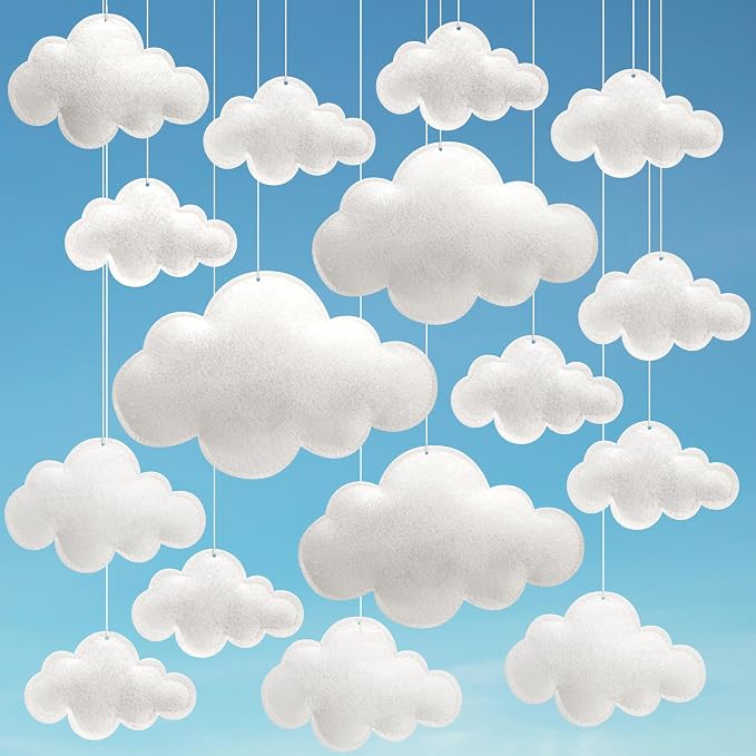 Ayfjovs 16PCS Cloud Hanging Decoration by Ayfjovs