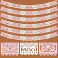 TaoBary 6 Pcs Papel Picado Mexican Wedding Cielito Lindo Party Decor 118 Feet by TaoBary