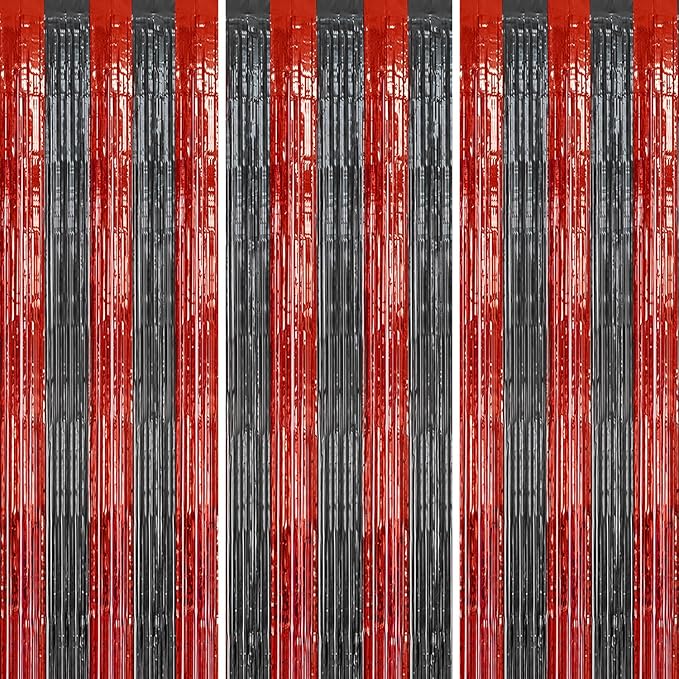 DECOCKRAT 3 Pack Foil Fringe Backdrop by DECOCKRAT
