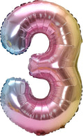 YPSelected 32 Inch Large Foil Helium Number Balloon Birthday Wedding Party 0-9 by YPSelected