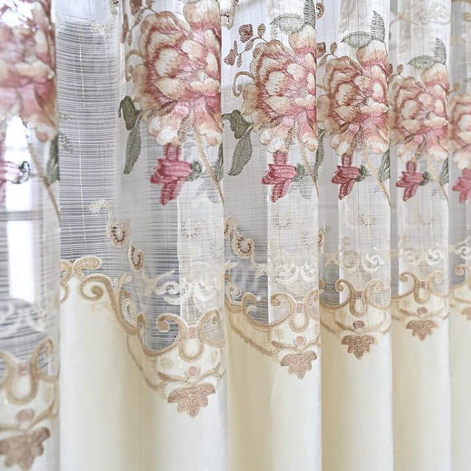 Luxury Embroidered Cloth Curtain - Image 3