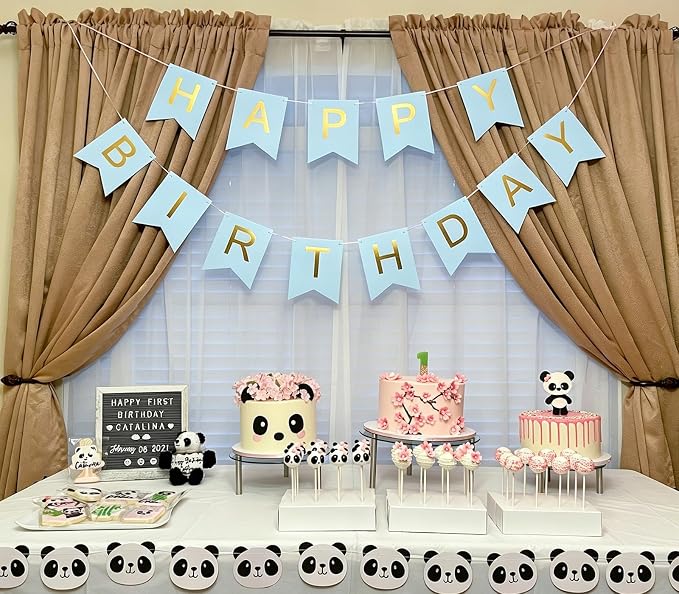 Happy Birthday Banner Birthday Party Supplies Garland Decorations Birthday - Image 5